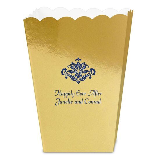 Simply Ornate Scroll Mini Popcorn Boxes